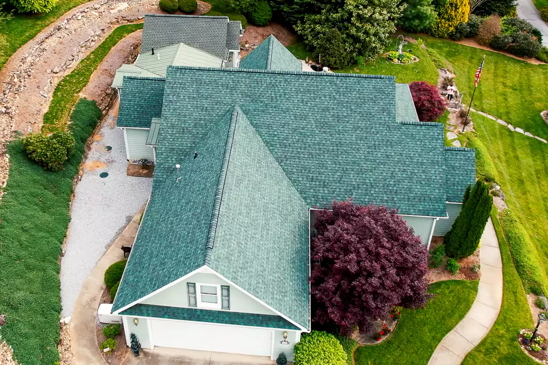 Generation Roofing’s freshly installed shingle roof, reflecting our commitment to quality and customer satisfaction in the Upstate South Carolina region.