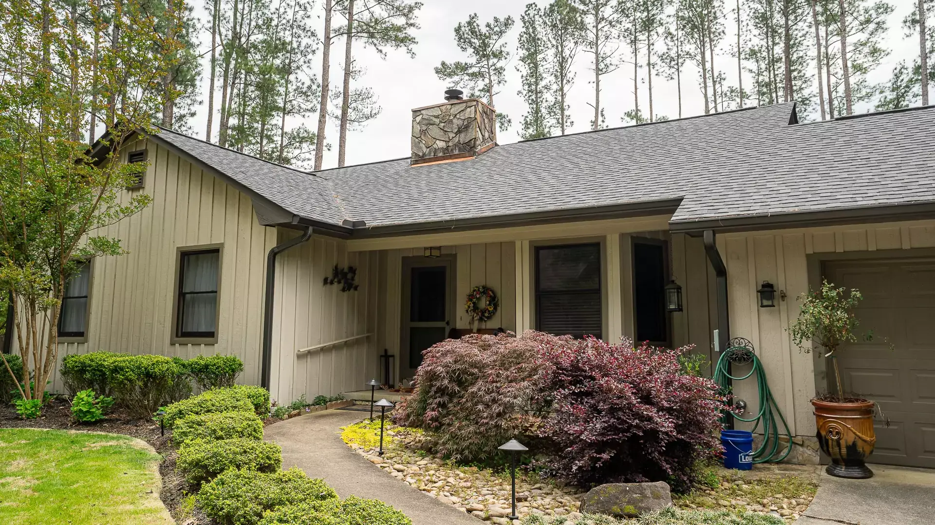Complete shingle reroofing project by Generation Roofing, showcasing quality workmanship in Upstate South Carolina.