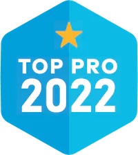 Display of Generation Roofing’s Thumbtack Top Pro 2022 award, signifying our continued excellence and dedication to our customers in Upstate South Carolina.